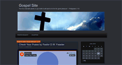 Desktop Screenshot of gospelsite.net